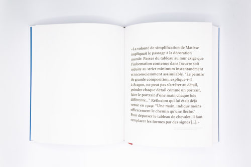 Comme un roman, Matisse