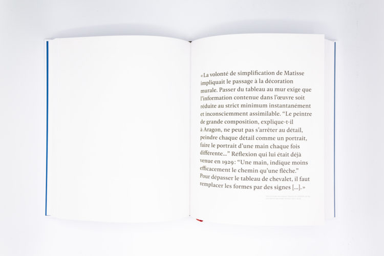 Comme un roman, Matisse