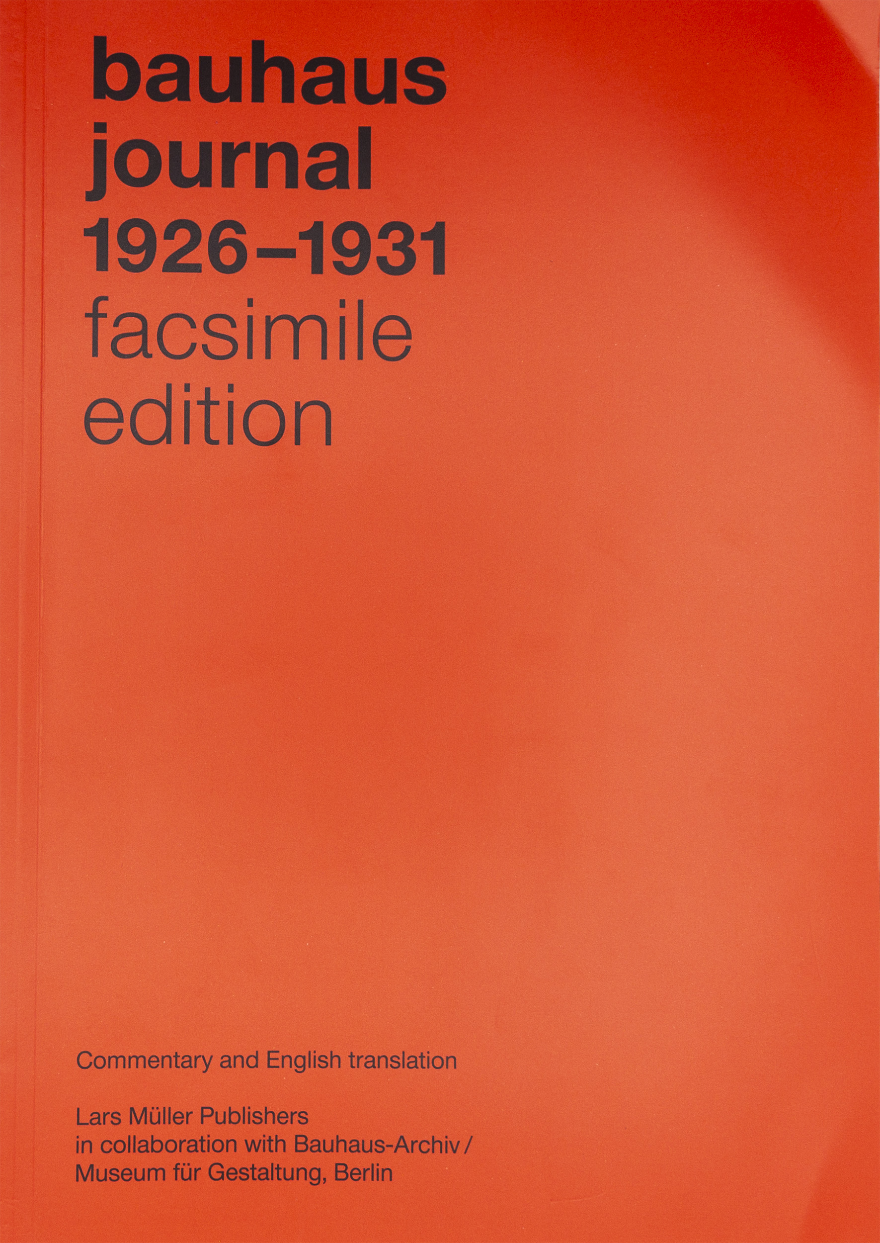 bauhaus journal 1926-1931, Lars Müller Publishers – Peinture Fraiche