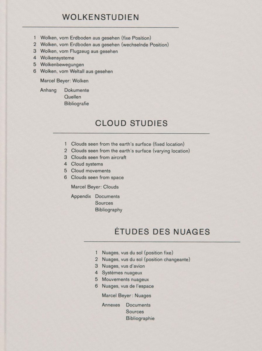 Helmut Völter, Wolkenstudien, Cloud Studies, Etudes de nuages