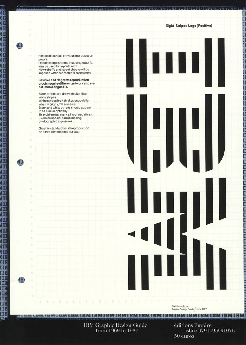 , IBM Graphic Design Guide from 1969 to 1987