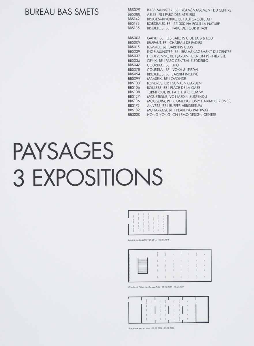 , Paysages 3 Expositions