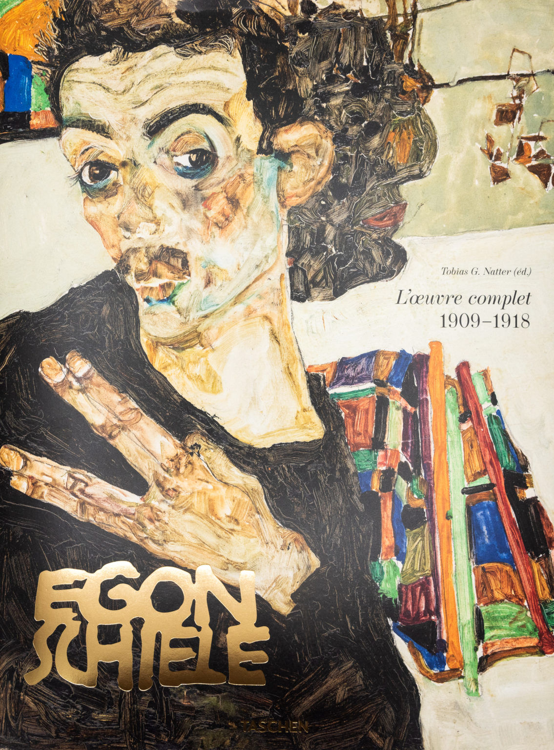 Tableau et affiche. Dessin Egon Schiele, Femme assise, vue de dos