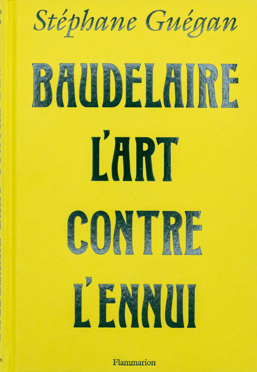 Stéphane Guégan, Baudelaire, l'art contre l'ennui