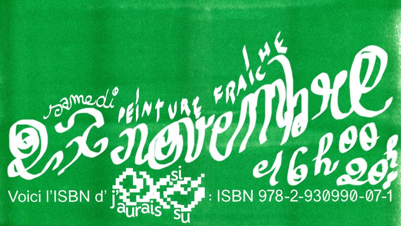 Lancement EXO : revue du Master de Textes et de Création Littéraire de la Cambre