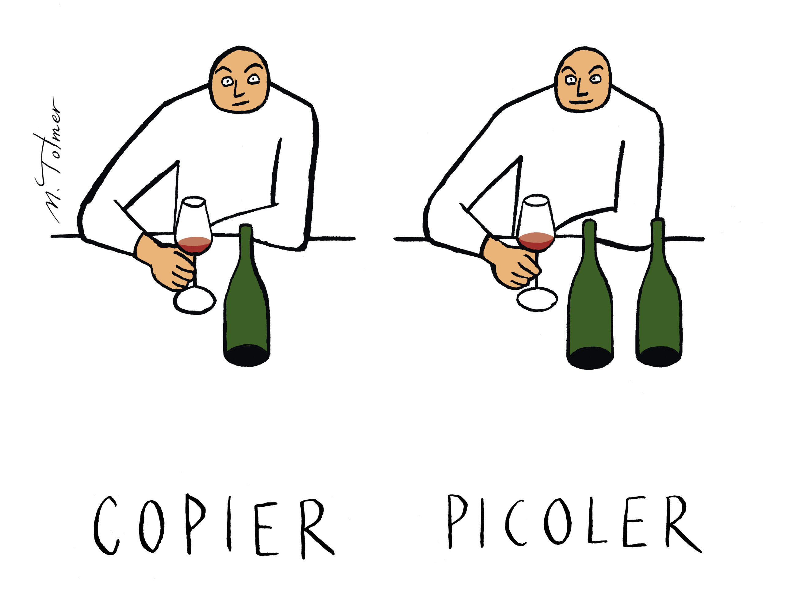 Michel Tolmer chez Winery en collaboration avec Peinture Fraîche