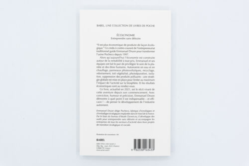 Écolonomie: Entreprendre sans détruire - Emmanuel Druon. Actes Sud. Peinture Fraiche