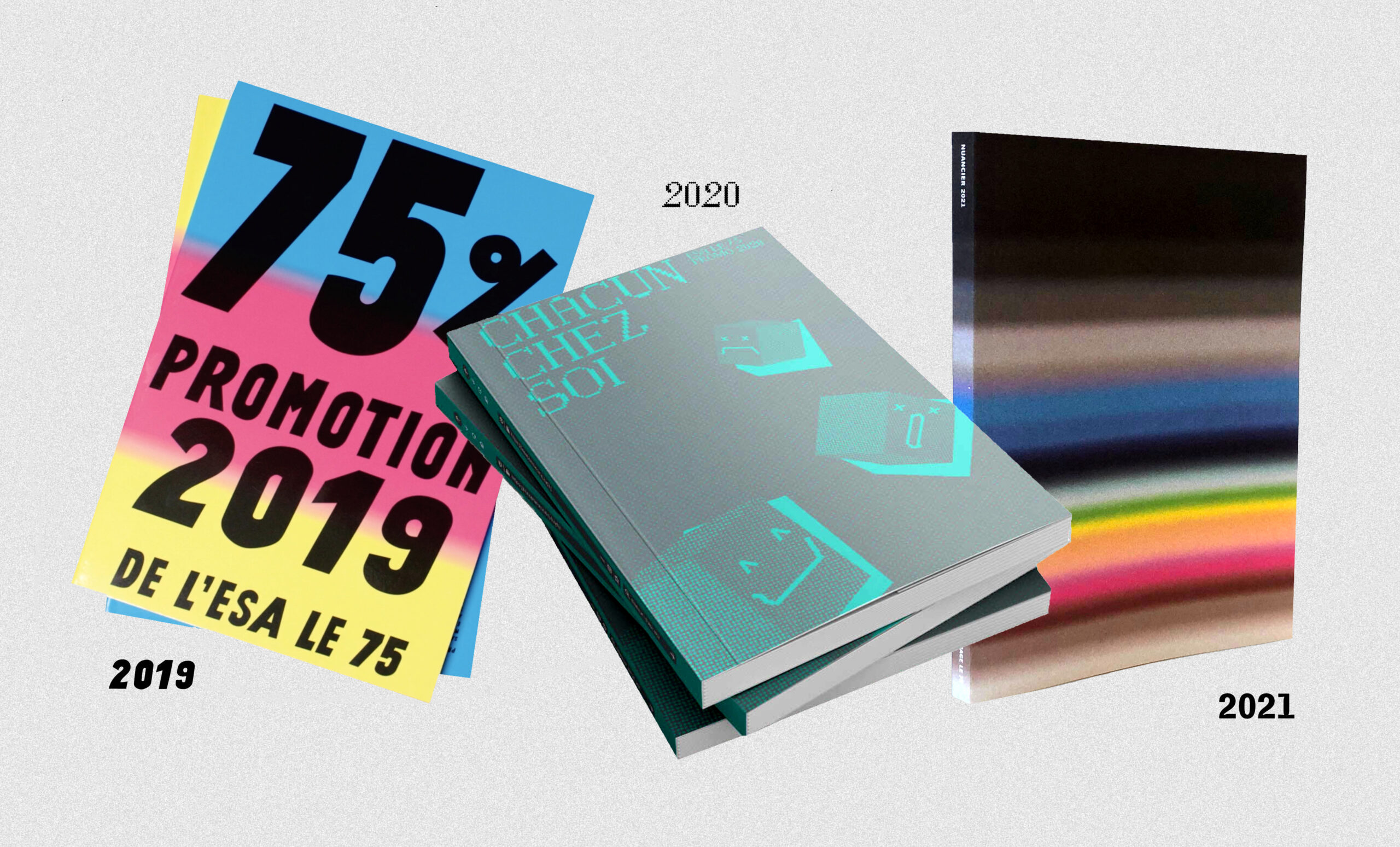 Lancement des 3 premiers catalogues des diplômé·e·s de l’École supérieure des arts de l’image Le 75.