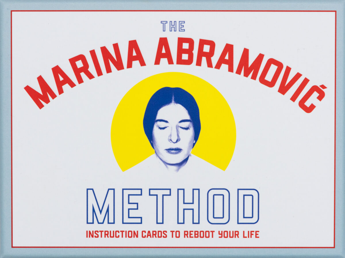 The Marina Abramovic, The Marina Abramovic Method: Instruction Cards to Reboot Your Life