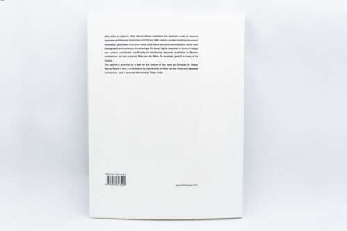 Temple and Teahouse in Japan - Werner Bläser, Birkhäuser, Peinture Fraiche