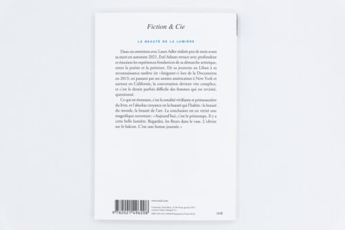 La beauté de la lumière - Etel Adnan, Laure Adler, Seuil, Peinture Fraiche