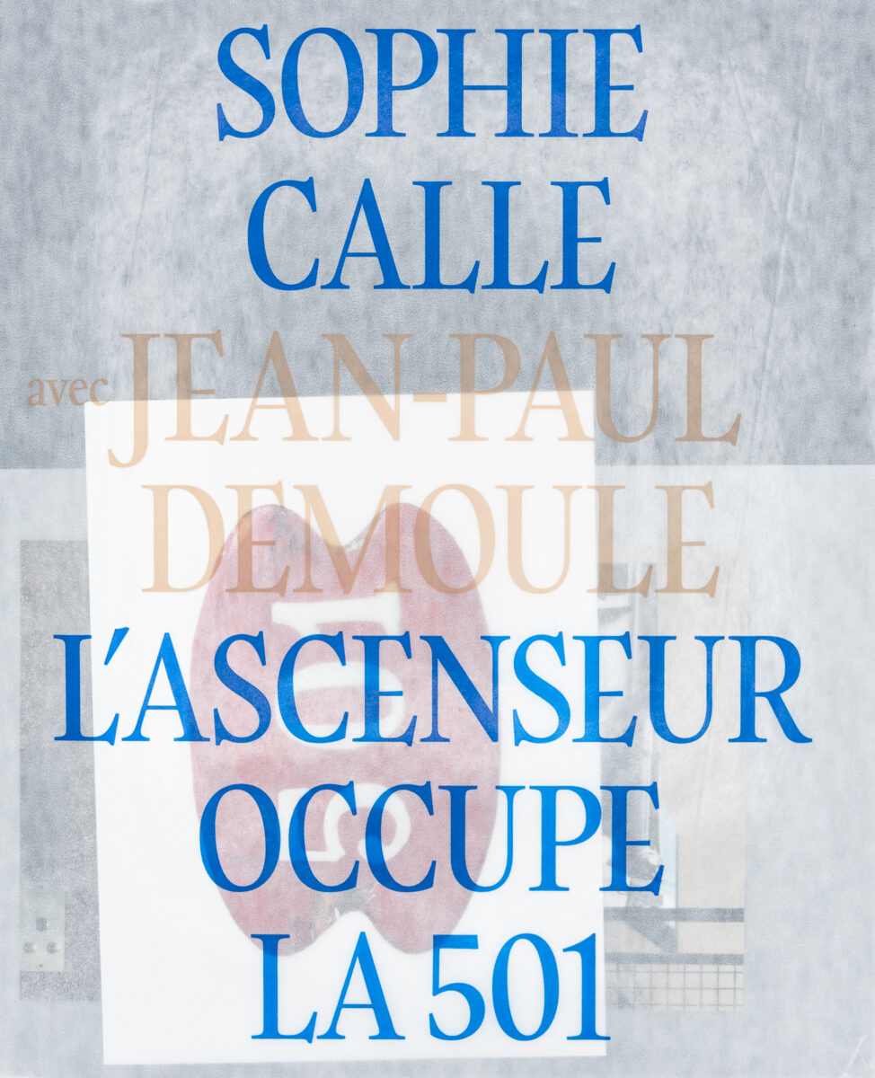 Sophie Calle, Jean-Paul Demoule, L'ascenseur occupe la 501