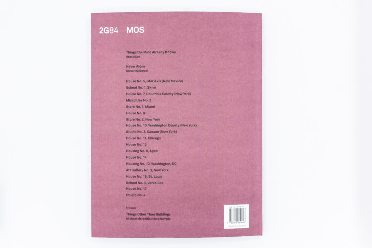 2G / #84: MOS, Walther Konig, Peinture Fraiche