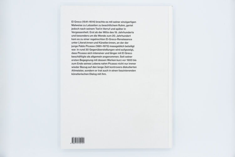 Picasso – El Greco, HATJE CANTZ, Peinture Fraiche
