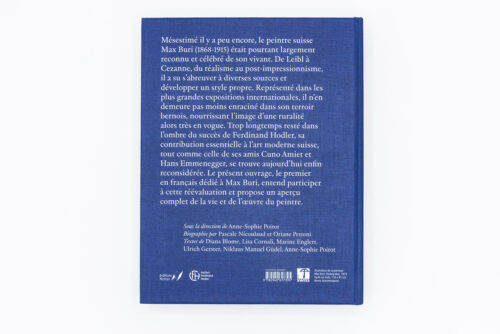 Max Buri: Un peintre moderne, Notari, Peinture Fraiche
