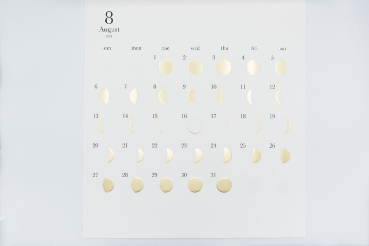 Moon Calendar (GOLD) Replug, Micihiru, Peinture Fraiche