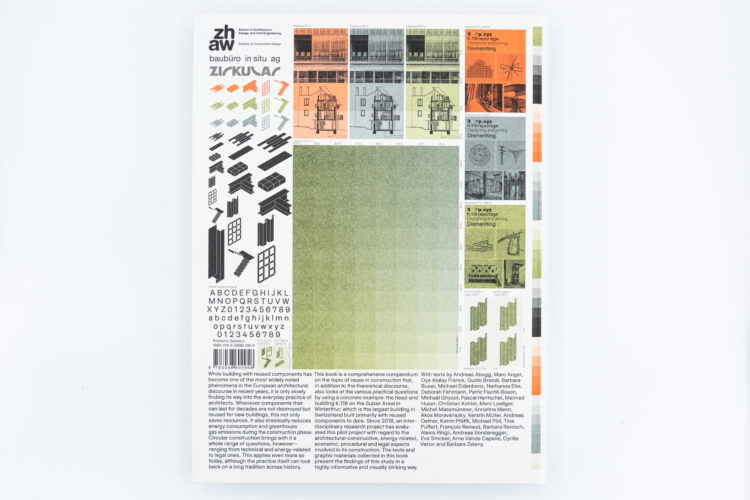 Re-Use in Construction: A Compendium of Circular Architecture, Park Books, Peinture Fraiche