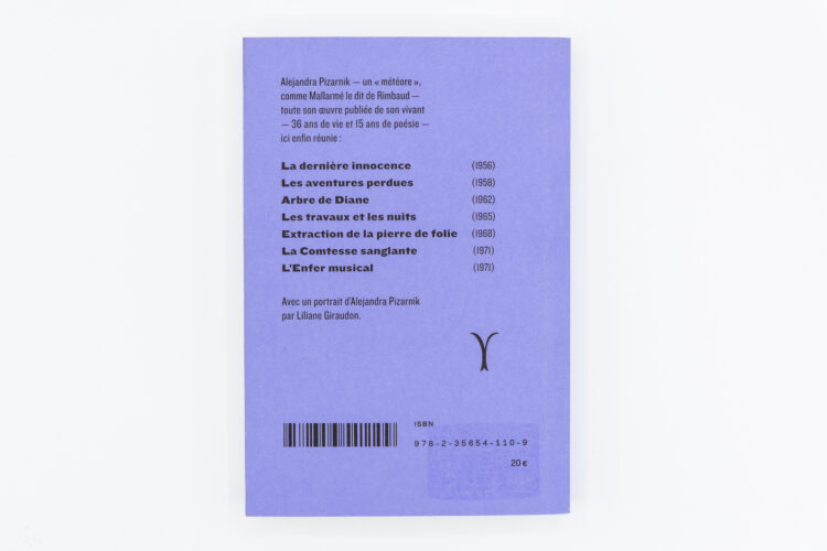 Oeuvres, Volume 1 - Alejandra Pizarnik, Ypsilon, Peinture Fraiche