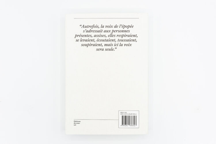 Le livre du large et du long - Laura Vazquez, éditions du sous-sol, Peinture Fraiche