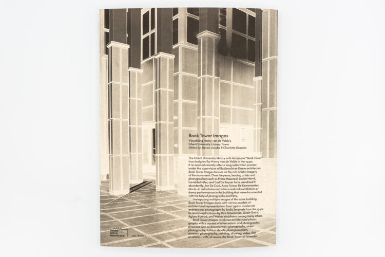Book Tower Images: Visualizing Henry Van De Velde's Ghent University Library Tower - Steven Jacobs, Charlotte Dossche, Exhibitions, Peinture Fraiche