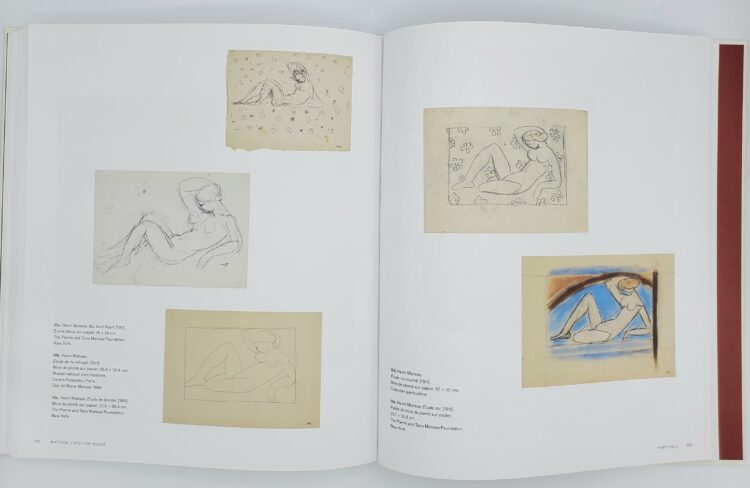Photographie de pages tirées de Matisse : L'Atelier Rouge - Collectif, Fondation Louis Vuitton/Hazan, Peinure Fraîche.
