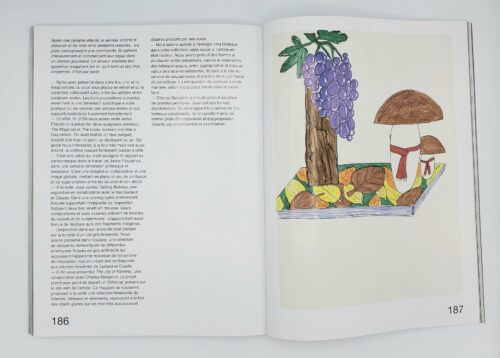 Photographie de pages tirées de Ten Years On - Deborah Bowmann, Triangle Books. Peinture Fraîche.