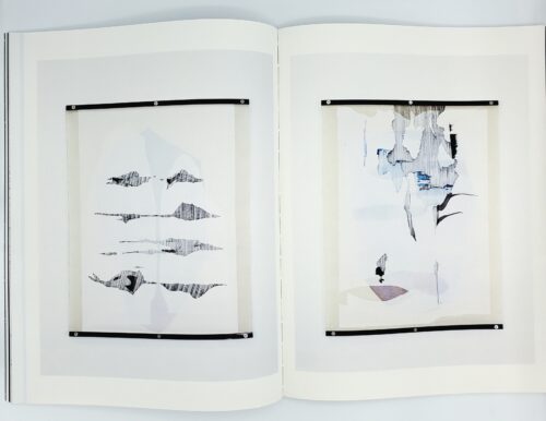 Photographie de pages tirées de Staring Into The Night - Amélie Bouvier, Hopper&Fluchs. Peinture Fraîche.