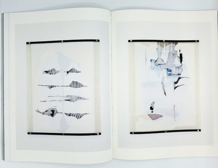 Photographie de pages tirées de Staring Into The Night - Amélie Bouvier, Hopper&Fluchs. Peinture Fraîche.