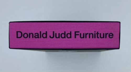 images tirées de l'ouvrage Donald Judd Furniture, Judd Foundation & Mack, 2024