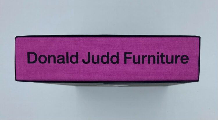 images tirées de l'ouvrage Donald Judd Furniture, Judd Foundation & Mack, 2024