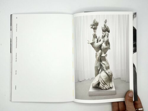 Photographie de pages tirées de Marit Kathriner IN-SIDE, RSVP edition. Peinture Fraiche.