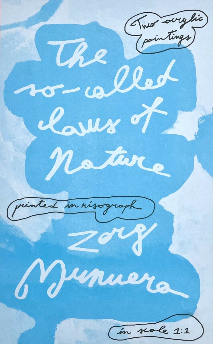 Zorg Munuera, The So-Called Laws of Nature 